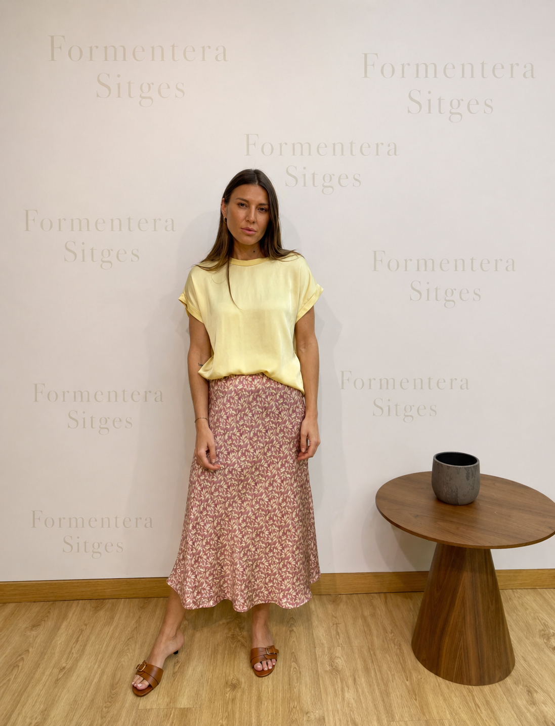Falda estampada